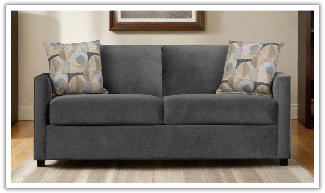 Klaussner Godwin Fabric Queen Sleeper with Track Arms