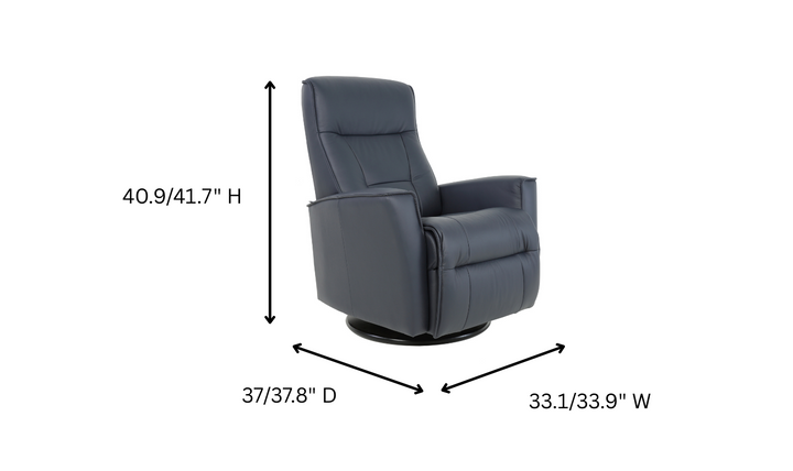 Harstad Power Recliner Chair with Swivel Base-Jennifer Furniture