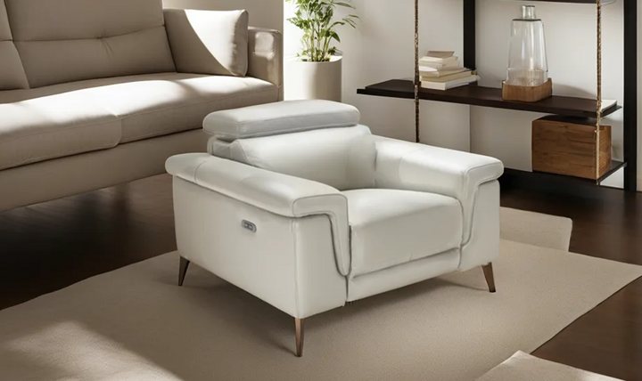 Gio Italia Hendrix Leather Power Recliner Living Room Set