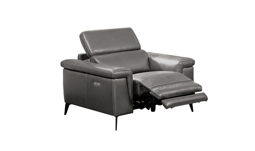 Gio Italia Hendrix Leather Power Recliner Living Room Set