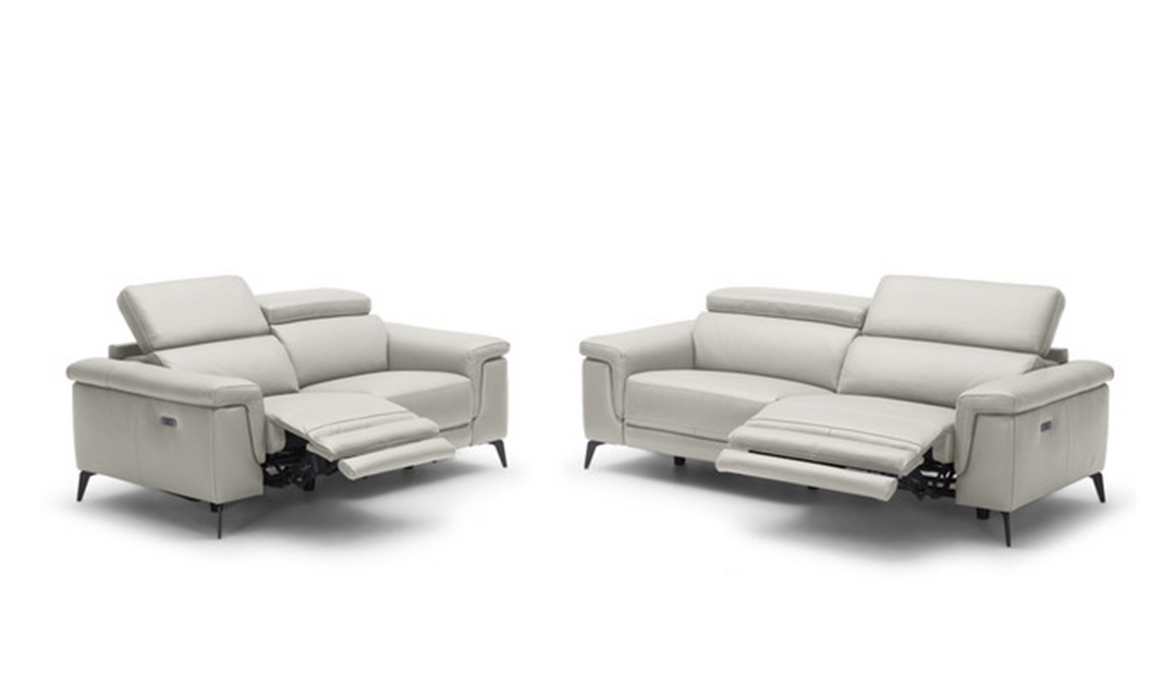 Gio Italia Hendrix Leather Power Recliner Living Room Set