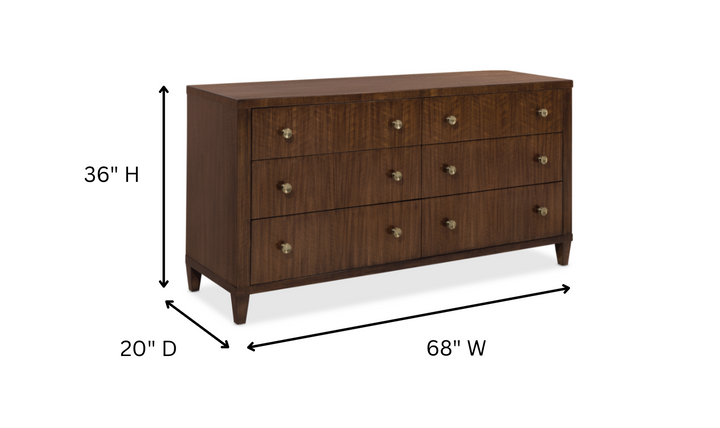 Hooker Furniture Bedroom Archives Six-Drawer Dresser
-jennifer furniture