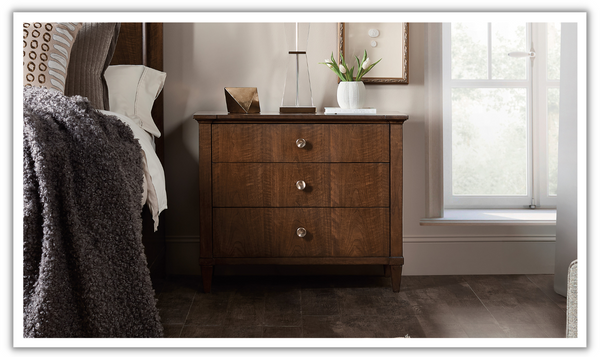 Hooker Furniture Bedroom Archives Three-Drawer Nightstand