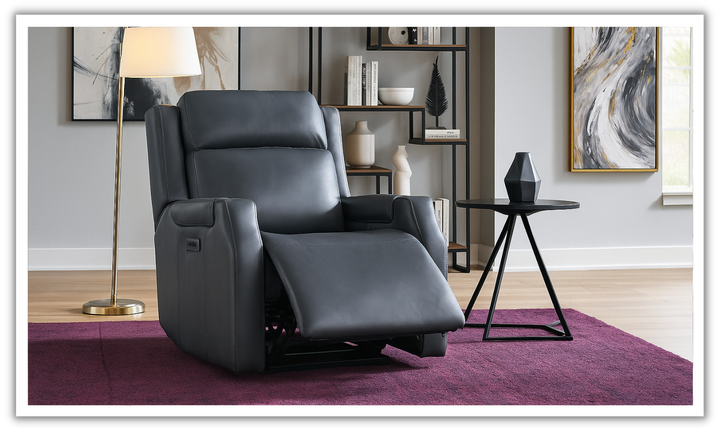 Hooker Furniture Living Room Nelson Zero Gravity Power Recliner with Power Headrest and Lumbar-jennifer furniture