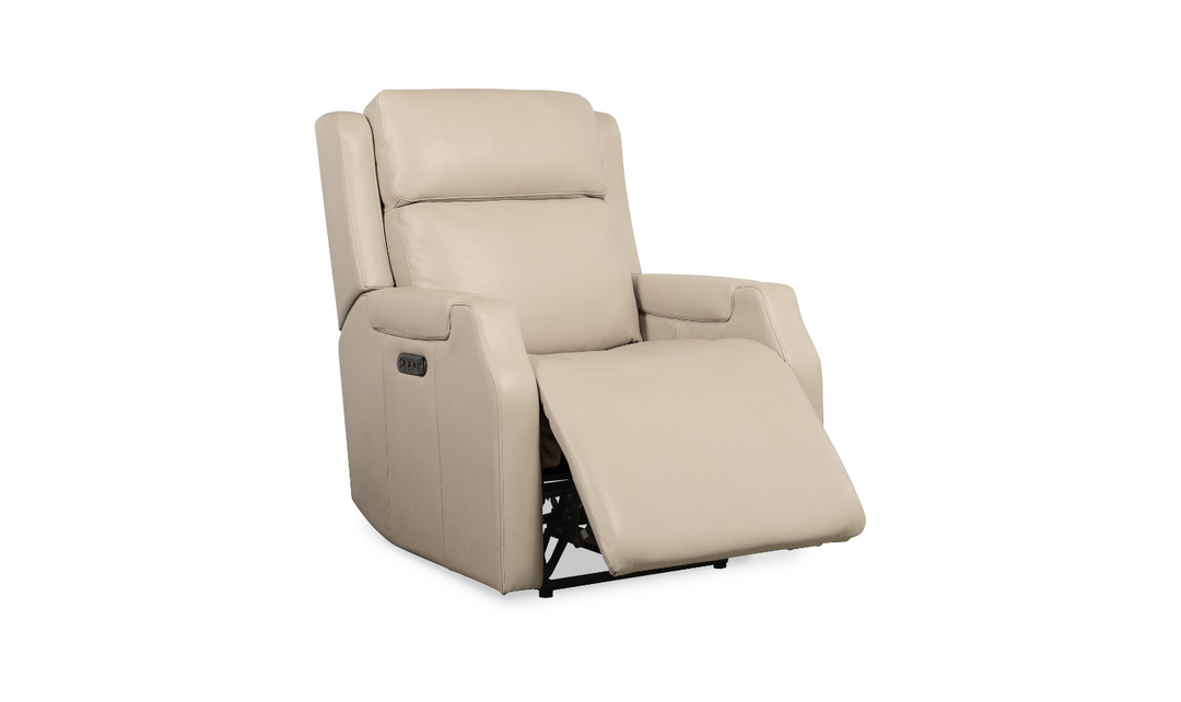 Hooker Furniture Living Room Nelson Zero Gravity Power Recliner with Power Headrest and Lumbar