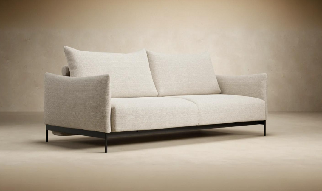 Innovation Living Malloy 2-Seater Fabric Sleeper Sofa With Ottoman-jennifer furniture