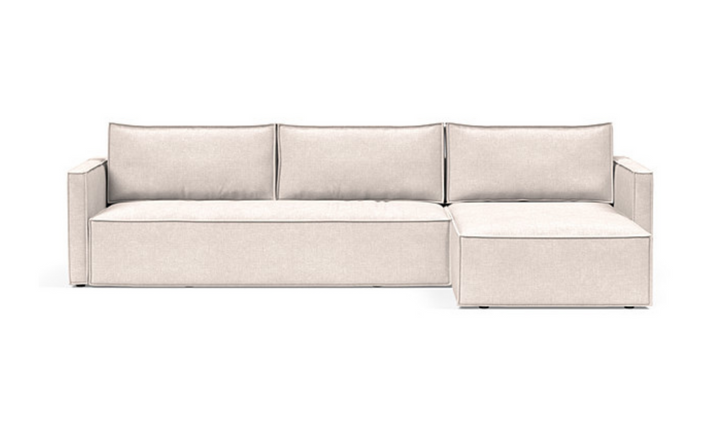 Innovation Living Newilla Fabric L-Shape Sectional Sofa Bed-Jennifer Furniture