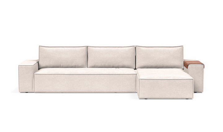 Innovation Living Newilla Fabric L-Shape Sectional Sofa Bed-Jennifer Furniture