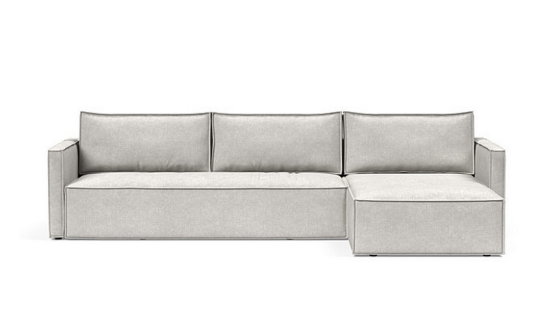 Innovation Living Newilla Fabric L-Shape Sectional Sofa Bed-Jennifer Furniture