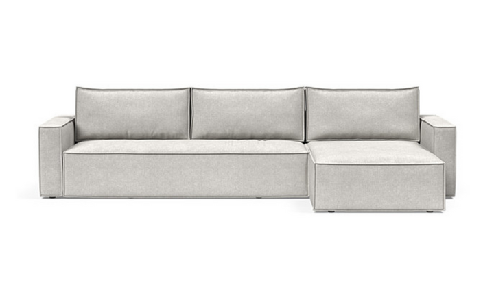 Innovation Living Newilla Fabric L-Shape Sectional Sofa Bed-Jennifer Furniture