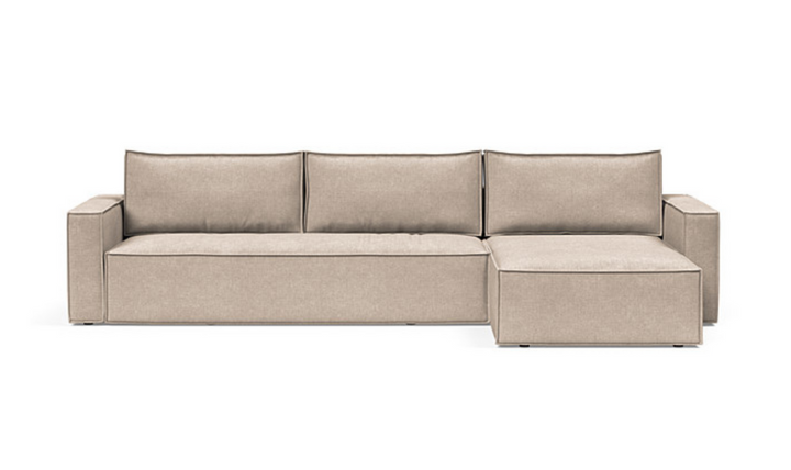 Innovation Living Newilla Fabric L-Shape Sectional Sofa Bed-Jennifer Furniture