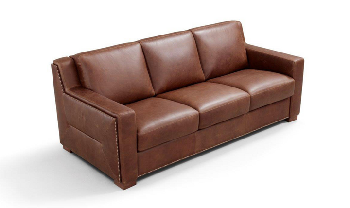 Alaves Italian Leather Queen Sleeper Sofa - Luxury Overnight Collection