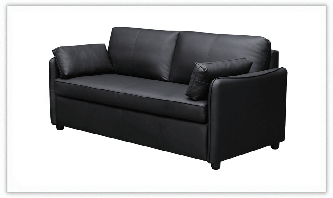 Klaussner Jennifer Smart 2-Seater Leather Queen Sleeper Sofa