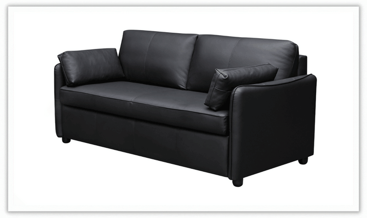 Klaussner Jennifer Smart 2-Seater Leather Queen Sleeper Sofa