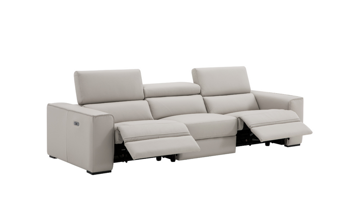 Jennifer Italia Incanto 3-seater Power Recliner Sofa with Adjustable Headrest and Footrest