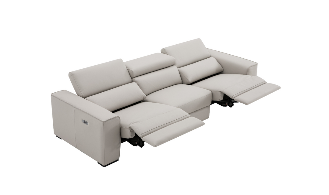 Jennifer Italia Incanto 3-seater Power Recliner Sofa with Adjustable Headrest and Footrest