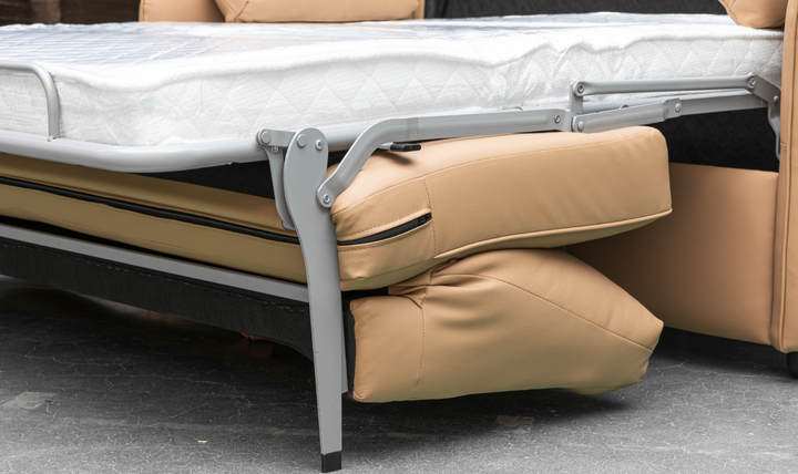 Jennifer Smart 2-Seater Leather Queen Sleeper Sofa