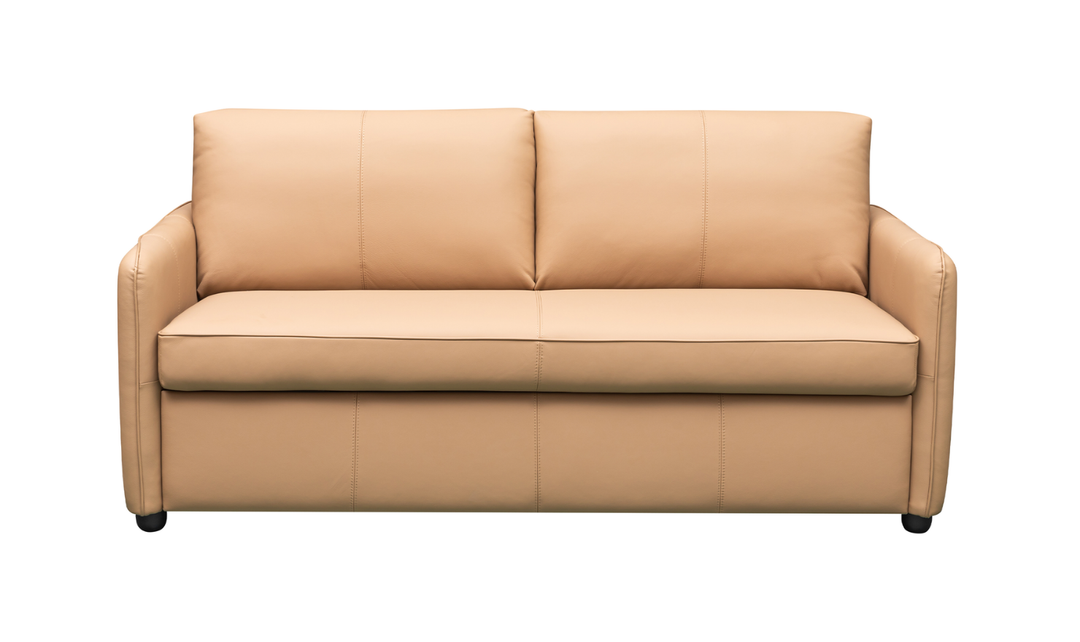 Klaussner Jennifer Smart 2-Seater Leather Queen Sleeper Sofa
