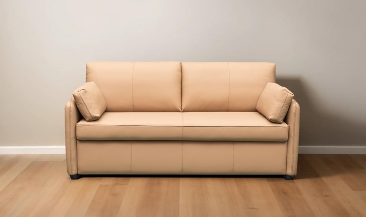 Klaussner Jennifer Smart 2-Seater Leather Queen Sleeper Sofa