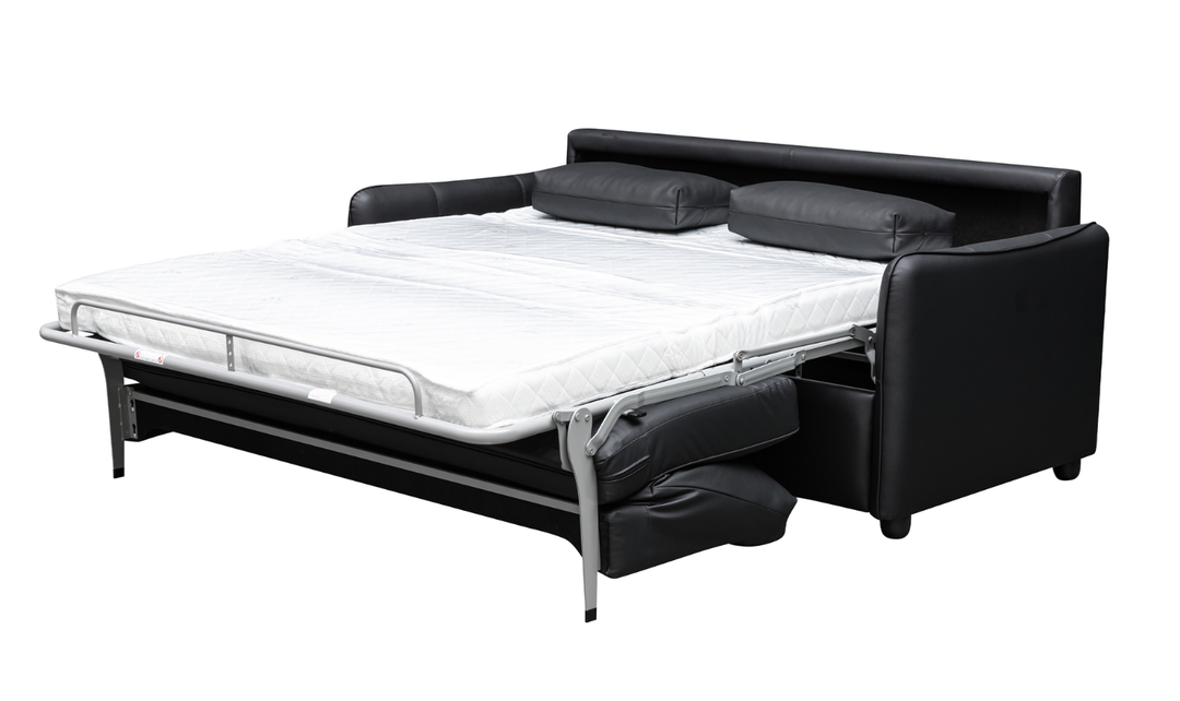 Jennifer Smart 2-Seater Leather Queen Sleeper Sofa