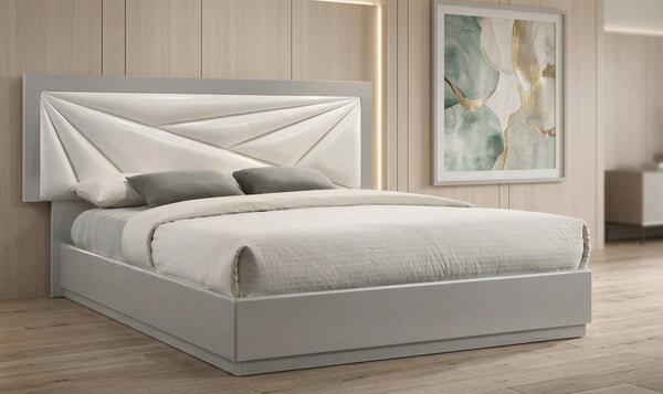 Jennifer Italia Brio Platform Bed (King/Queen)-Jennifer Furniture