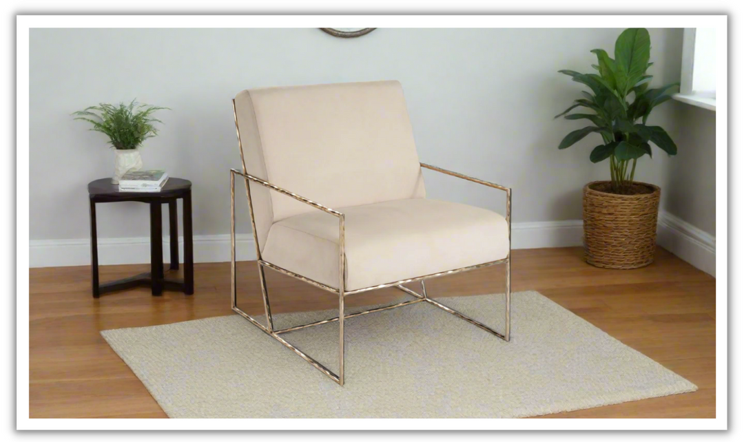 Universal Furniture Bastian Berber Snow Fabric Chair