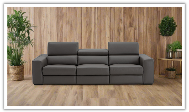 Jennifer Italia Incanto 3-seater Power Recliner Sofa with Adjustable Headrest and Footrest