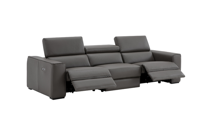 Jennifer Italia Incanto 3-seater Power Recliner Sofa with Adjustable Headrest and Footrest