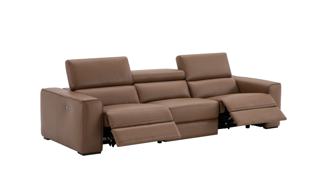 Jennifer Italia Incanto 3-seater Power Recliner Sofa with Adjustable Headrest and Footrest