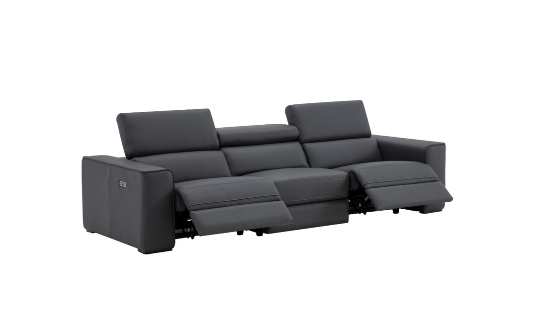 Jennifer Italia Incanto 3-seater Power Recliner Sofa with Adjustable Headrest and Footrest