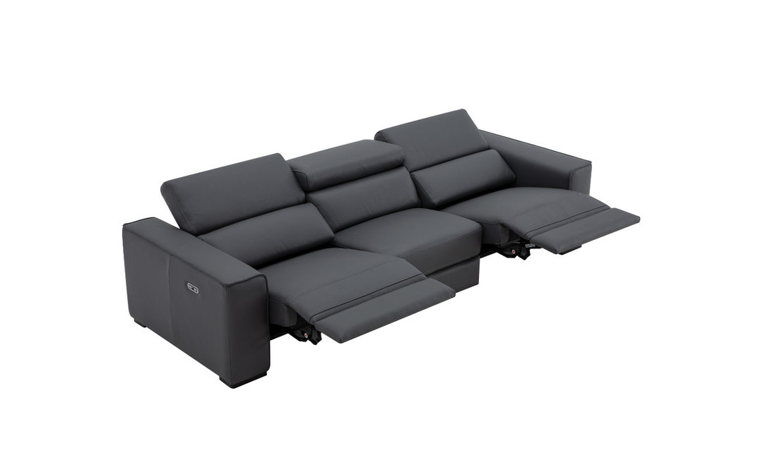 Jennifer Italia Incanto 3-seater Power Recliner Sofa with Adjustable Headrest and Footrest
