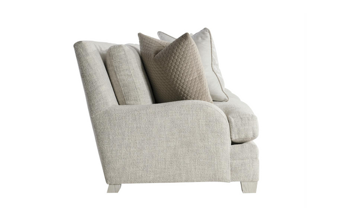 Bernhardt Rollins 3-Seater Gray Fabric Sofa
