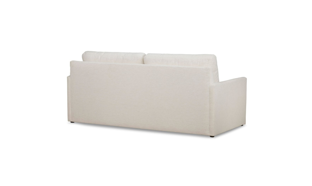 Klaussner Savannah Modern Square Arms Sofa (Fabric/Leather)- Jennifer furniture