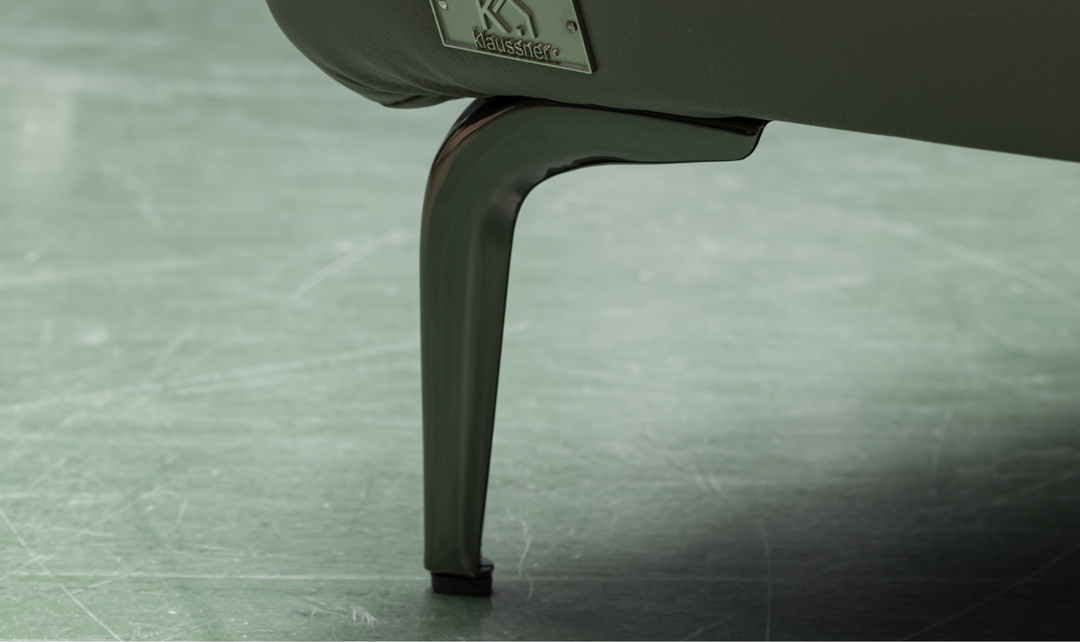 Klaussner Vento 3-seater Leather Sofa with Cushion Seat and Tufted Back