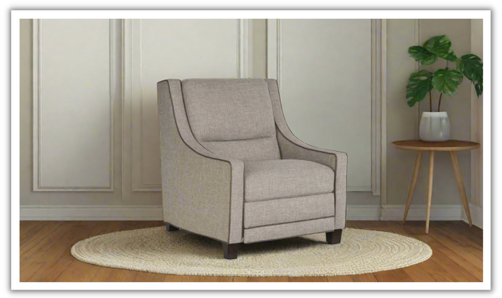 Universal Furniture Kelce Dual Power Motion Recliner Chair in Brown