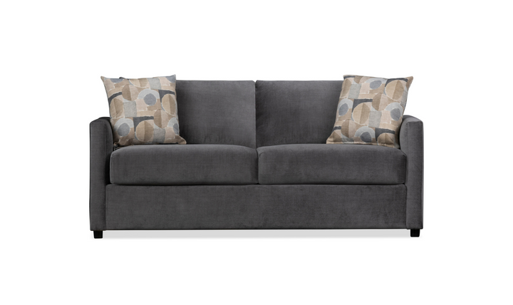 Klaussner Godwin Fabric Sofa with Track Arms-Jennifer Furniture