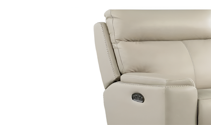 Leather Italia Bryant 3-Seater Power Reclining Leather Sofa