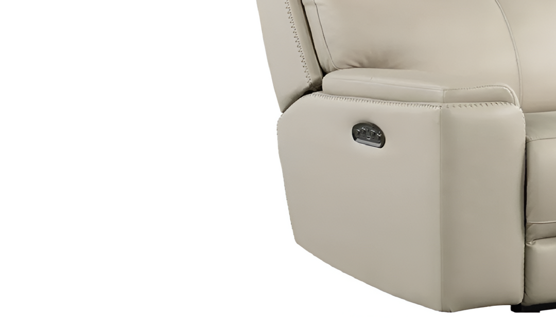 Leather Italia Bryant 3-Seater Power Reclining Leather Sofa