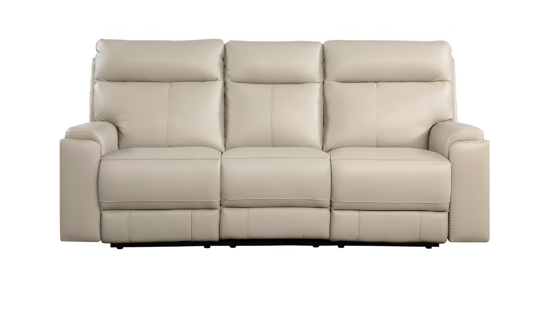 Leather Italia Bryant 3-Seater Power Reclining Leather Sofa