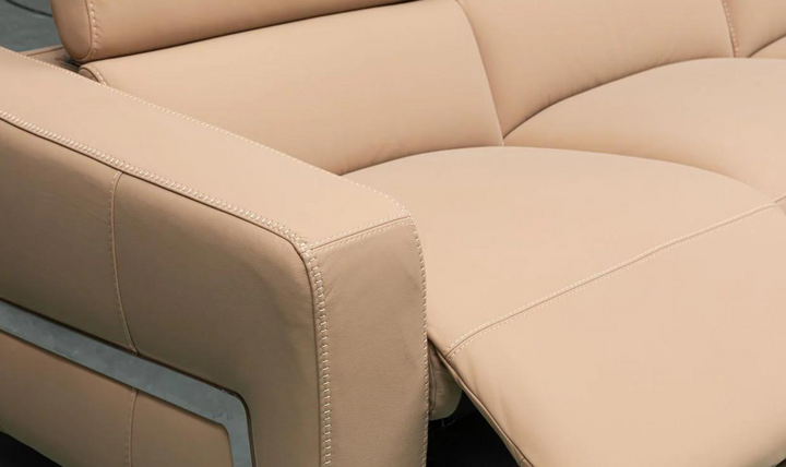 Klaussner Luca 3-Seater Leather Camel Power Reclining Sofa