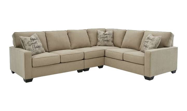 Lucina 2- Piece Sectional Sofa In Fabric