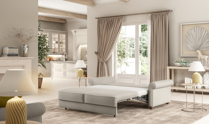 Luonto Casey Fabric Sleeper Sofa-Jennifer Furniture