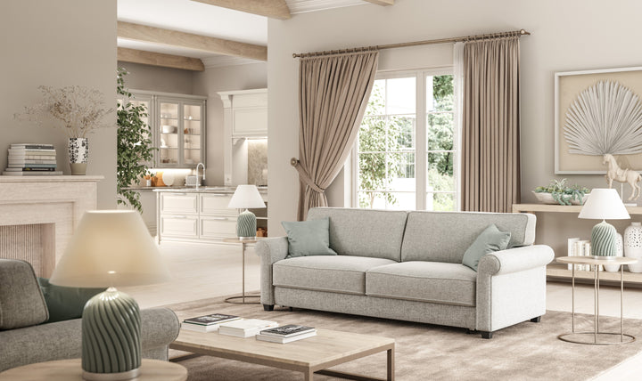 Luonto Casey Fabric Sleeper Sofa-Jennifer Furniture