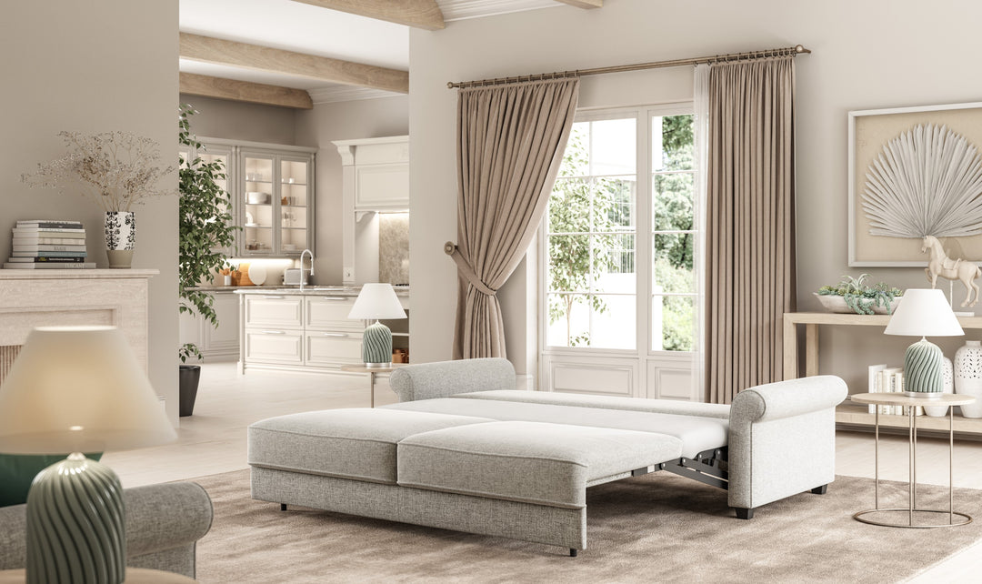 Luonto Casey Fabric Sleeper Sofa-Jennifer Furniture