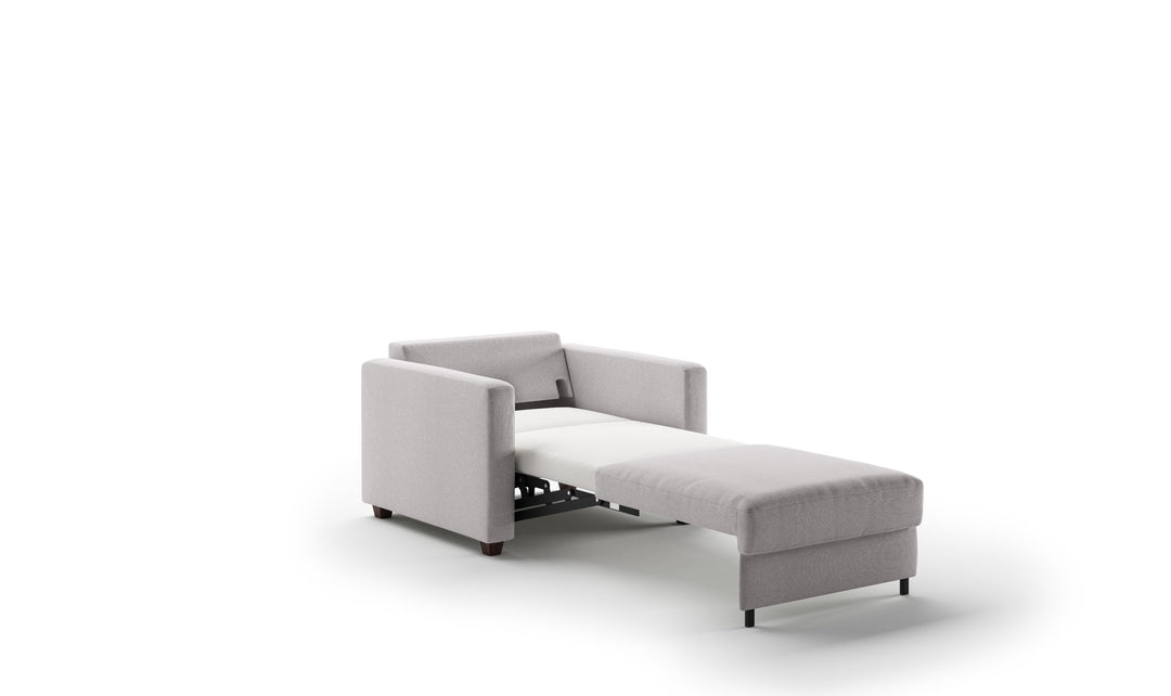 Luonto Fantasy Fabric Sleeper Chair with Foam Mattress & HR Foam