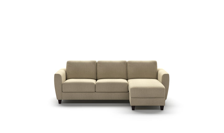 Luonto Harper L-shaped Fabric Sectional Sleeper Sofa-Jennifer Furniture