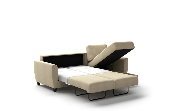 Luonto Harper L-shaped Fabric Sectional Sleeper Sofa-Jennifer Furniture