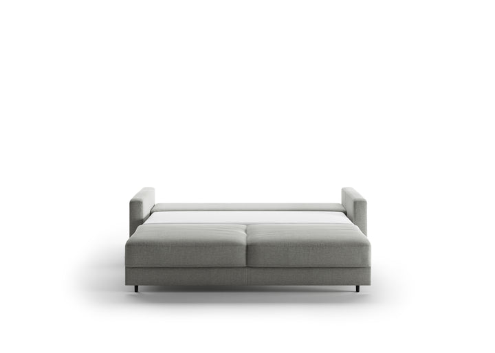 Luonto Hampton Stone Fabric Sleeper Sofa with Foam Mattress-Jennifer Furniture