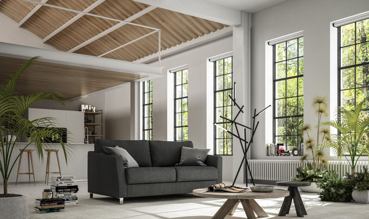 Luonto Monika Fabric Sleeper Sofa with Nest Function-Jennifer Furniture