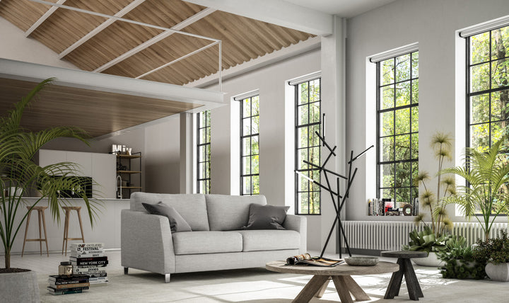 Luonto Monika Fabric Sleeper Sofa with Nest Function-Jennifer Furniture